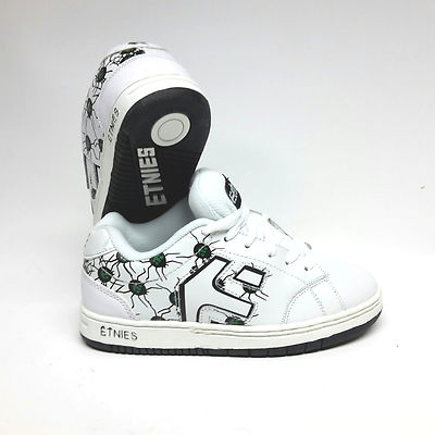 Etnies Kids Cinch SMU White/Green/Black Schuhe Turnschuhe Sneaker Gr. 36