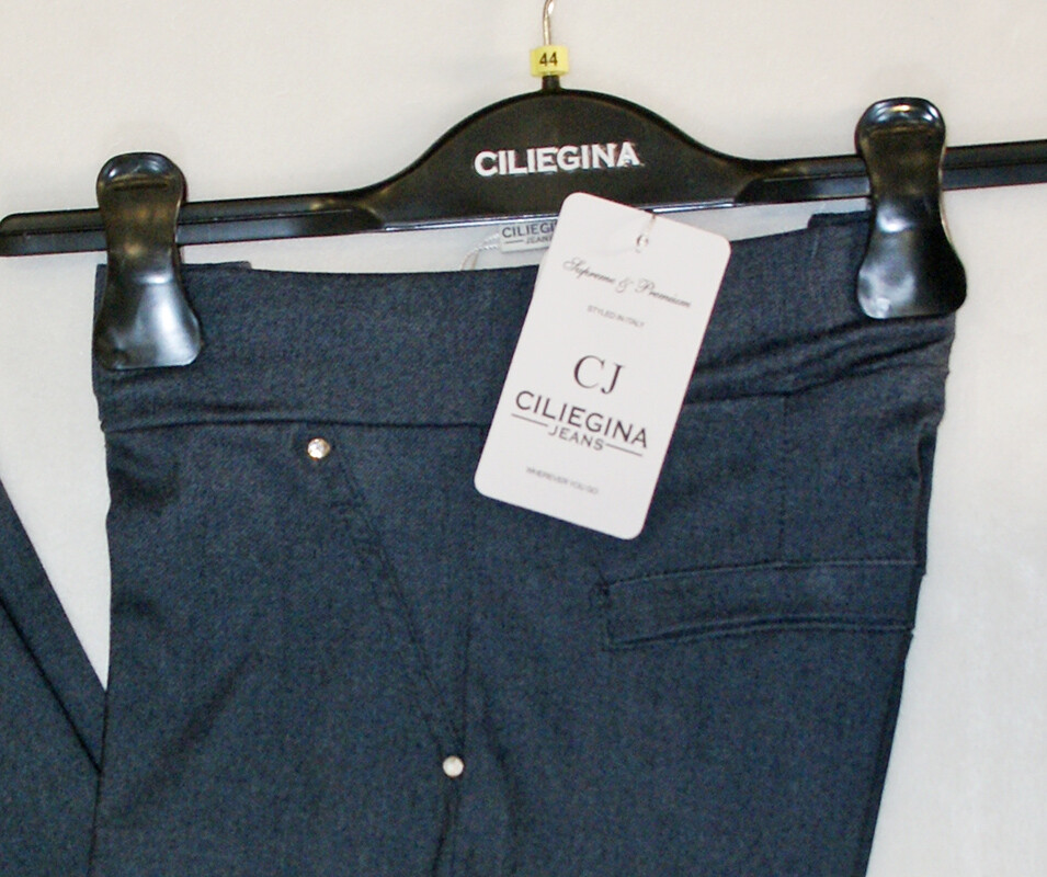 Pantalone donna leggero bielastico jeansato born in Italy CILIEGINA jeans |  eBay