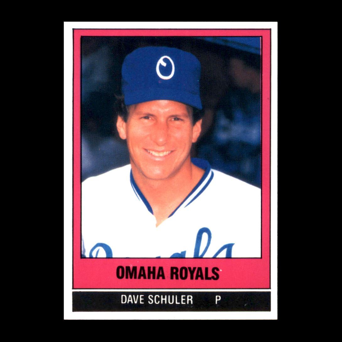 Dave Schuler 1986 TCMA Omaha Royals Omaha Royals #19 RARE VINTAGE GREAT!
