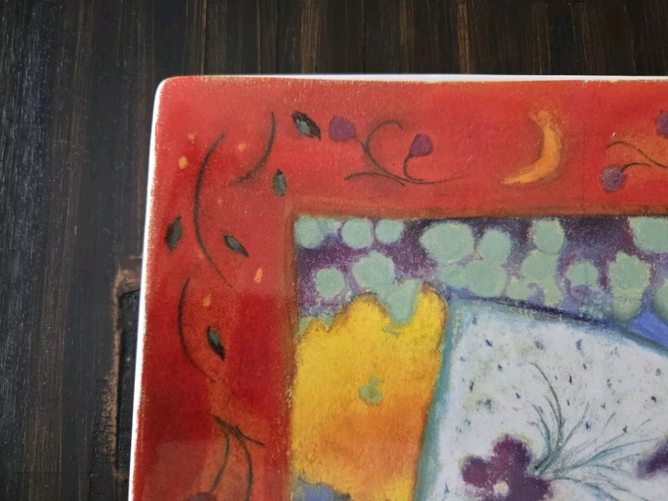 Plato de cena certificado International PROVENCE FROMAGE 10" Linda Montgomery usado en excelente estado Foto 2 de 4