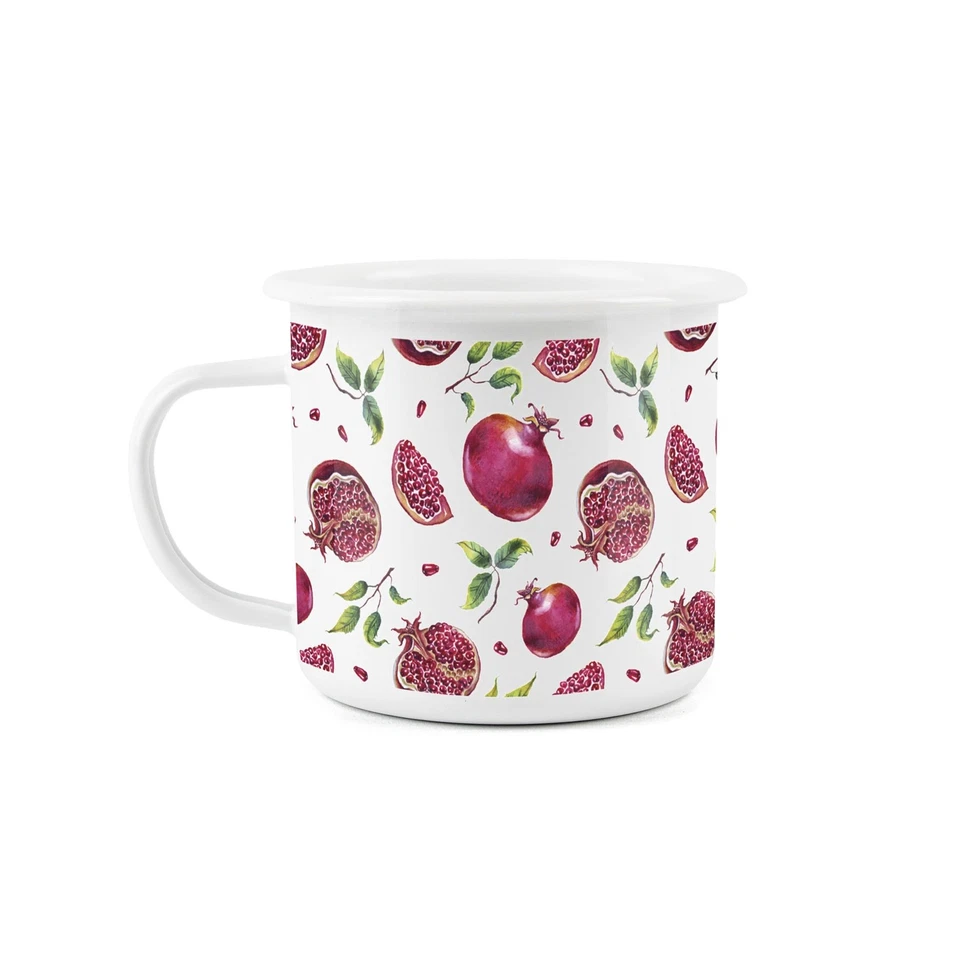 Juego de regalo de jardinería - taza rosa de rodillera y esmalte, semillas de amapola - taza de granada Foto 3 de 4