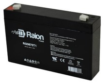 Raion Power 6V 7Ah Replacement SLA Battery For Power Kingdom PS7.5-6