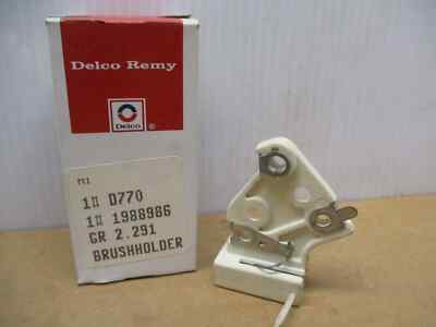NOS AC Delco Remy D770 Atlernator Brush Holder For 80-91 Chevy/GMC 1988986