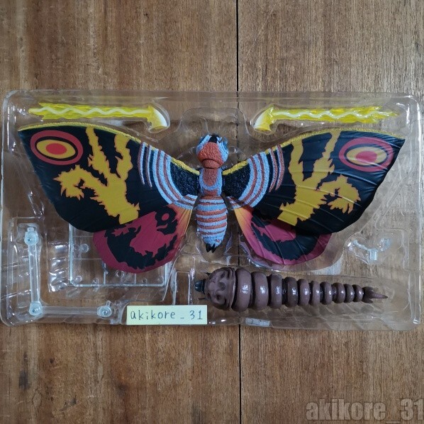 S.H.MonsterArts Godzilla vs MOTHRA Adult & Larva Special Color