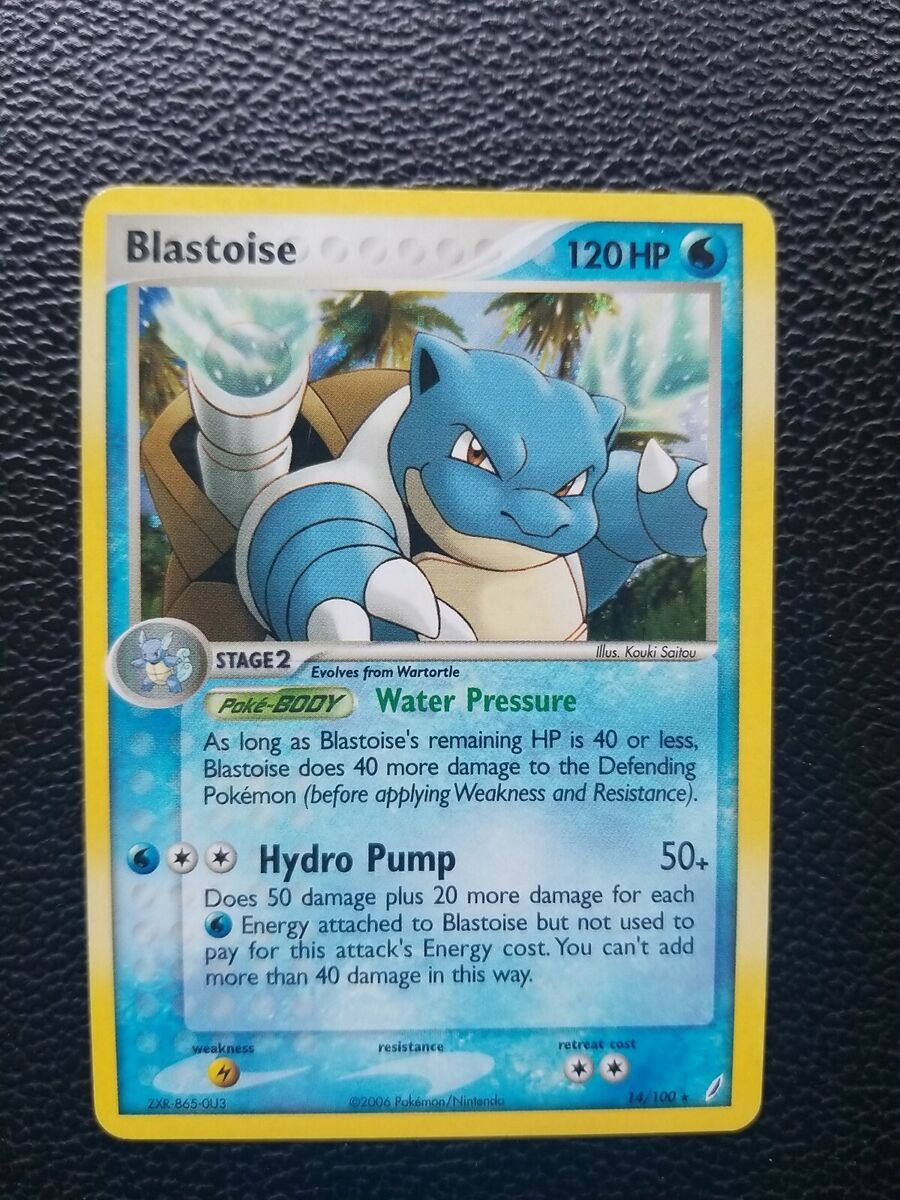 Blastoise - 14/100 - Holo Rare NM Pokemon | eBay Blastoise - 14/100 - Holo Rare NM Pokemon | eBay