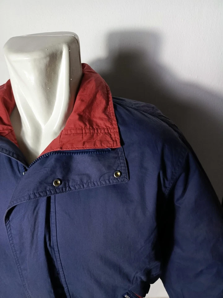 MCGREGOR Military Puffer Jacket Double Sided Blue/Black Heavy  | P:24, L:25 - Image 3 of 4