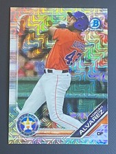 ⚾ 2019 Bowman Chrome Baseball Mojo Base Card #BCP-123 Yordan ALVAREZ ⚾