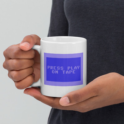 Commodore 64 Press Play On Tape mug