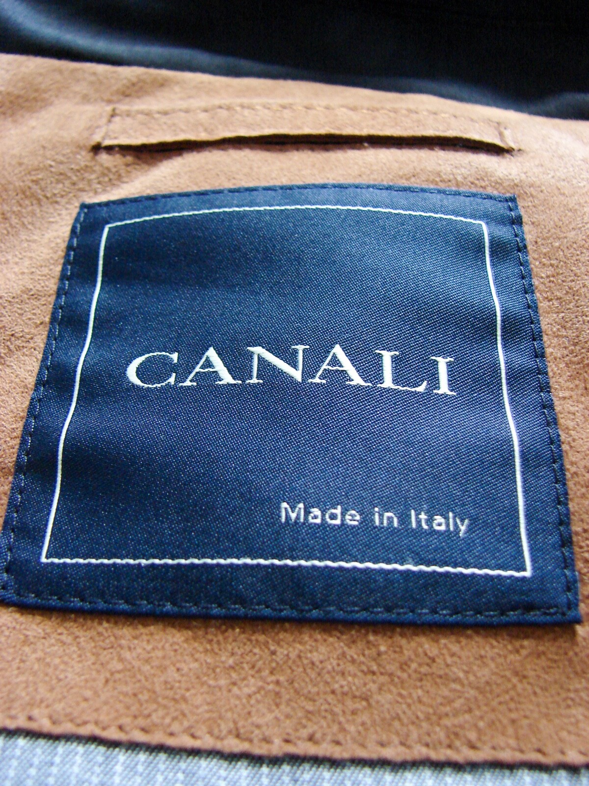 Canali Loro Piana Black Car Coat Jacket - Storm System Protection image 3