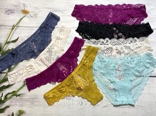 Victoria's Secret Dream Angels Floral Lace Cheekini Thong Panty