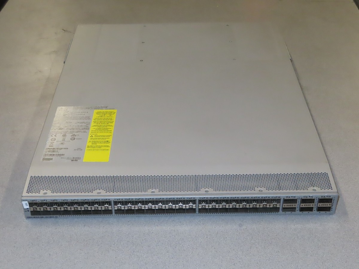 トラベル2018① Cisco Nexus N9K-C93180YC-EX 48-Port Managed Gigabit Ethernet