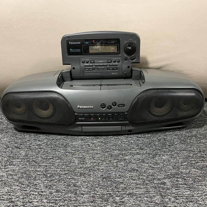 Panasonic RX-DT707 CD/Headphone Jack/Cassette/Radio Boombox From Japan Used  f/s