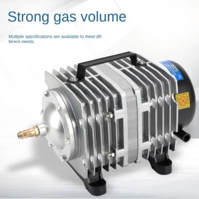 35W Electromagnetic Air Compressor Portable Fish Tank Bubble Aquarium Air Pump