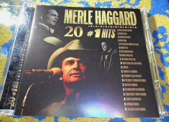 MERLE HAGGARD - 20 #1 HITS - CD 2010 - MAMA TRIED OKIE CAROLYN GUITAR VERY GOOD