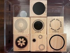 SEEING SPOTS Stampin' Up Wood Stamp Set