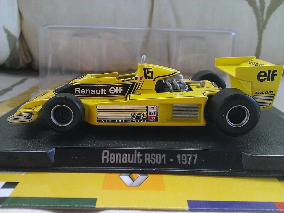 #15 1977 Renault RS01 Jean-Pierre Jabouille 1/43 Modello Diecast F1 Auto Atlas - Immagine 3 di 4