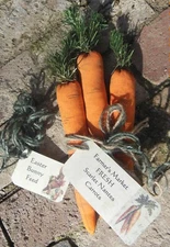 Primitive,Rustic Early Goods Carrots Bowl Fillers, Cupboard Tucks, Paper Pattern