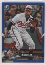2018 Bowman Chrome Blue Refractor /150 Tim Beckham #74 2u3