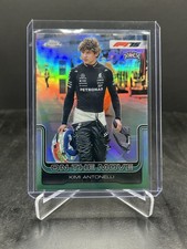 2025 Topps Chrome F1 Kimi Antonelli RC Rookie On The Move Refractor #185 (C)