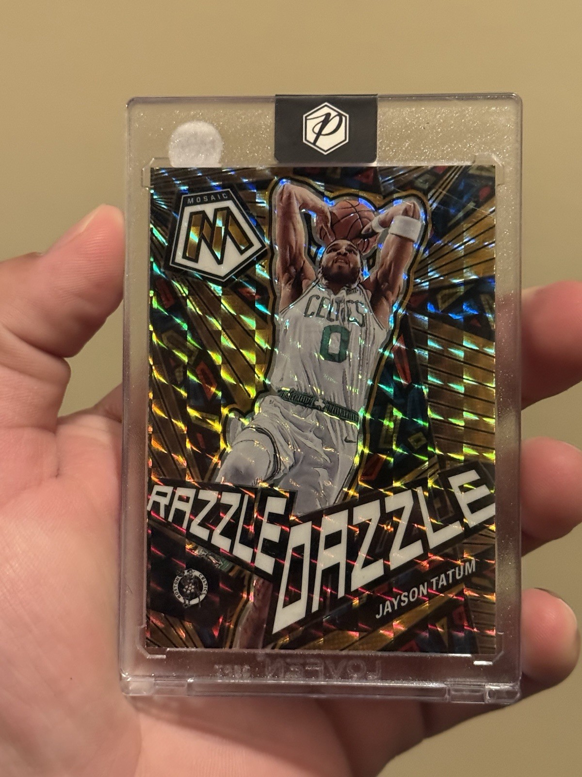 2022-23 Panini Mosaic Razzle Dazzle Jayson Tatum Insert #14 Boston Celtics NBA