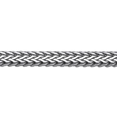 Herren Silber Jewelco London Double Franco Grob Schlangenkette Armband 8,5''