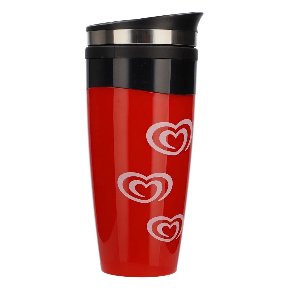 Langnese Eis Thermobecher Becher Isolierbecher Schnellverschluß Rot - Bild 2 von 4