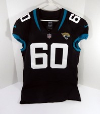 2018 Jacksonville Jaguars A.J Cann #60 Game Issued Black Jersey 46 DP48802
