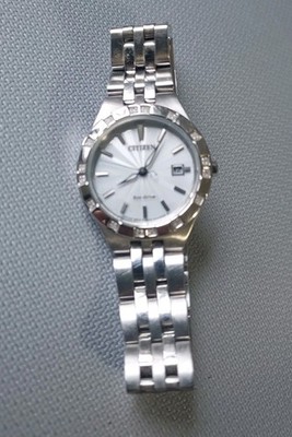 END 30-APR | Citizen Eco-Drive Silver Stainless Steel Quartz Watch