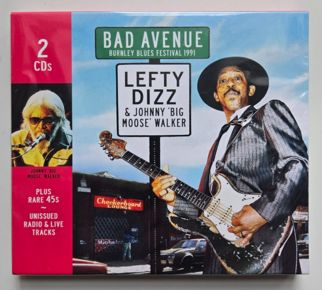Lefty Dizz & Johnny 'Big Moose' Walker - Bad Avenue - 2 x CD NEW & SEALED