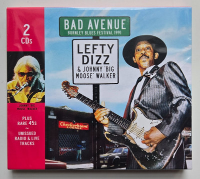 Lefty Dizz & Johnny 'Big Moose' Walker - Bad Avenue - 2 x CD NEW & SEALED