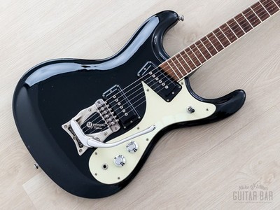 1990s Mosrite Ventures Model Super Custom '65 Black w/ Vibramute