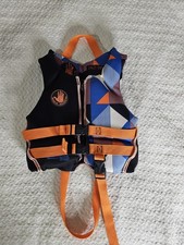 Body Glove Child's Evoprene PFD Life Jacket Vest, Swim 33-55 lbs Blue Orange