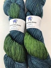 2-Periwinkle Sheep Serano Yarn Wool/Cashmere/Nylon Fingering **Retired Rare**