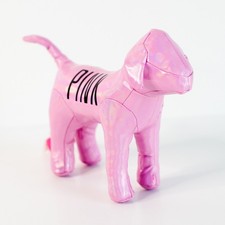 Victorias Secret Pink Iridescent Puppy Dog Collectible Plush