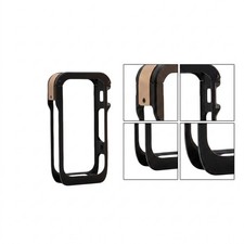 For Insta360 X6 Camera Metal Cage - 13x6x3cm Black Frame for Improved Handling