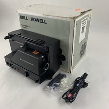 Bell Howell Soundstar 11 XJ Projector Lamp and Mic Tested Reel Untested