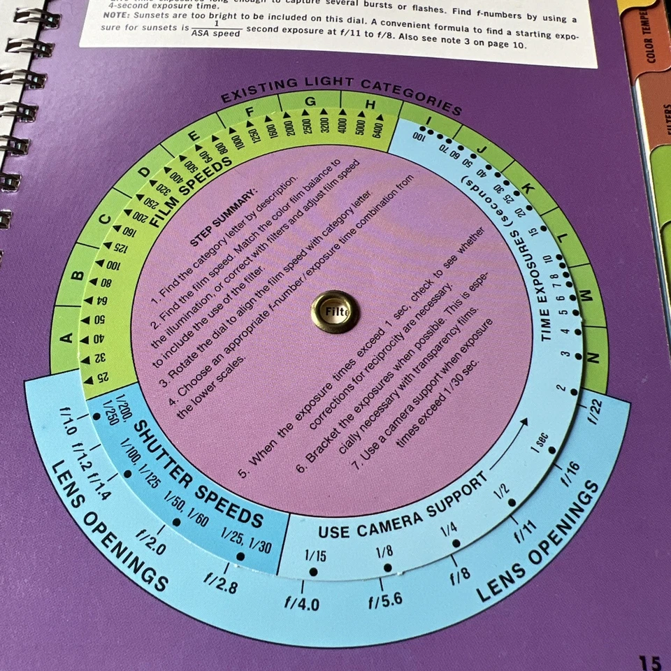Kodak Professional Photoguide 1st Edition 1977 Spiral-Bound Photography Manual - Image 4 of 4