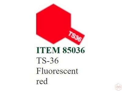 Tamiya - Ts-36 Fluorescent Red 100Ml
