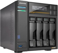ASUSTOR Lockerstor 4 Gen3 4-Bay NAS Quad-Core 10GbE 16GB ECC DDR5 (Diskless)