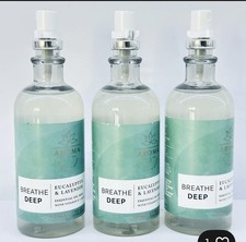 3 BATH  BODY WORKS AROMATHERAPY EUCALYPTUS LAVENDER ESSENTIAL OIL MIST SPRAY