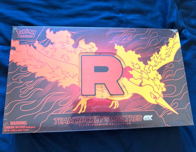 Pokémon TCG Team Rocket's Moltres ex Ultra-Premium Collection Box
