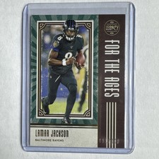 2020 Legacy Football Lamar Jackson For The Ages FTA-LJ 081/100 RARE SP!