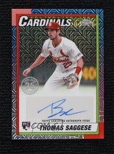 2025 Topps Series 2 1990 Topps Chrome Silver Pack Thomas Saggese Rookie Auto RC