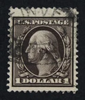 CKStamps: US Stamps Collection Scott#342 $1 Washington Used