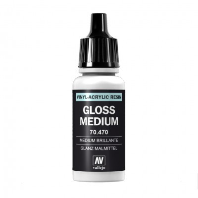 VJP70470 Acrylicos Vallejo Model Color: Aux: Gloss Medium (17 ml.)