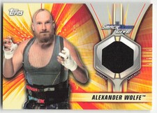 2017 Topps WWE NXT Shirt Relics Silver 03/25 Alexander Wolfe #SR-AW