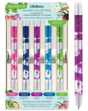 Lifelines Scented Lava Gel Pen Set, 1 Count Pack of 5 , Brights - 5 Pack