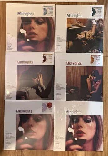Midnights by Taylor Swift - Lot of 6 Vinyl Variants New Sealed