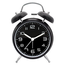 Sveglia Ad Alto Volume Con Doppia Campana Da 4 Pollici, Struttura in Metallo, Qu