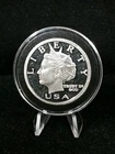 2003 BU NORFED Liberty $10 1 oz .999 Silver Round In Capsule #6932